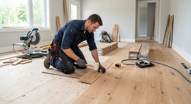 Our team working on Flooring Service projects in Rockingham County, NH