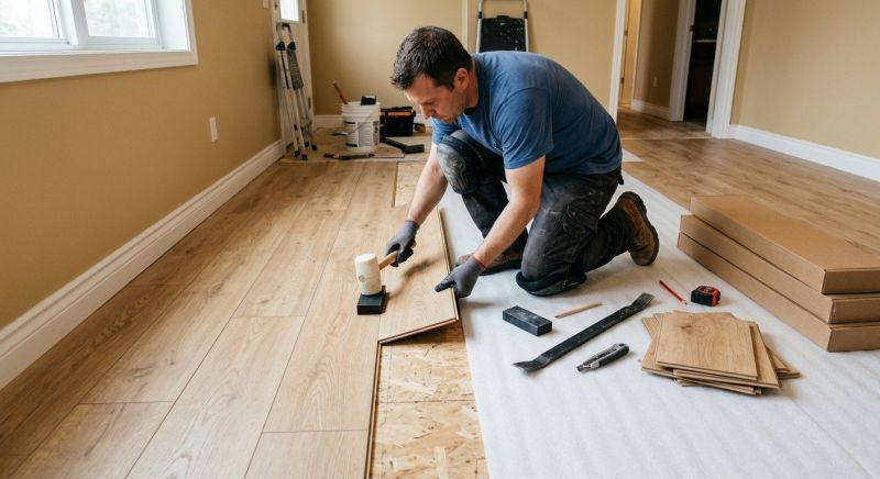 Laminate Floor Installation in Bedford, NH