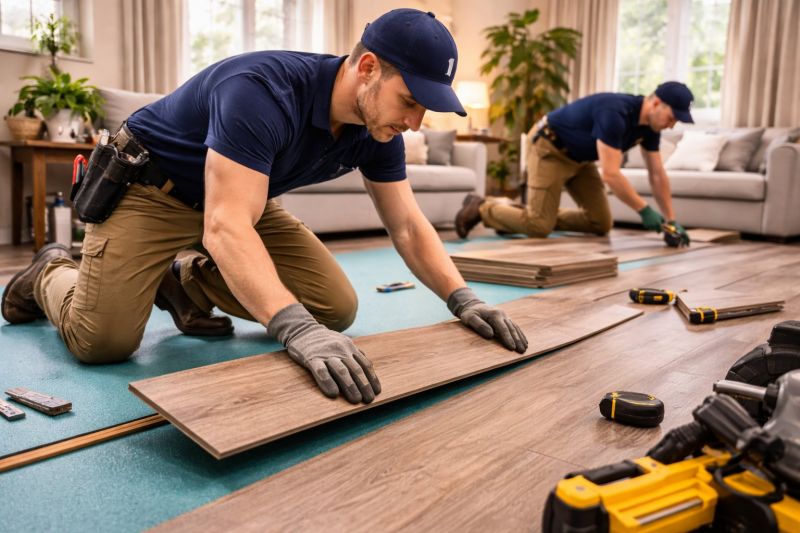 Laminate Floor Replacement in Derry, NH