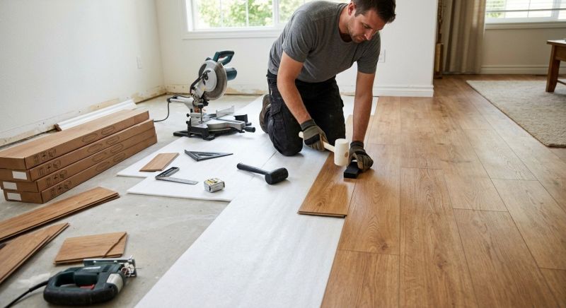 Laminate Floor Replacement in Durham, NH