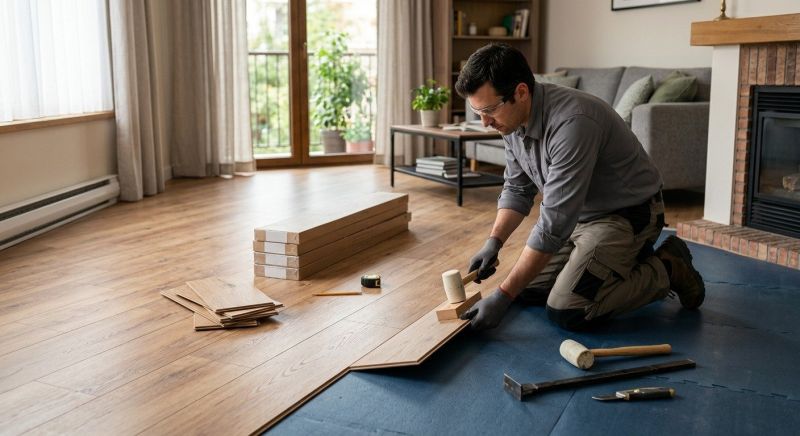Laminate Floor Replacement in North Chelmsford, MA
