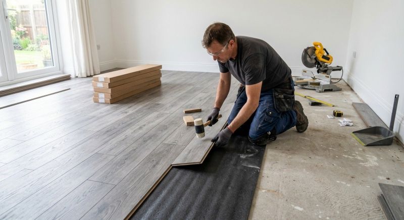Laminate Floor Replacement in Nottingham, NH