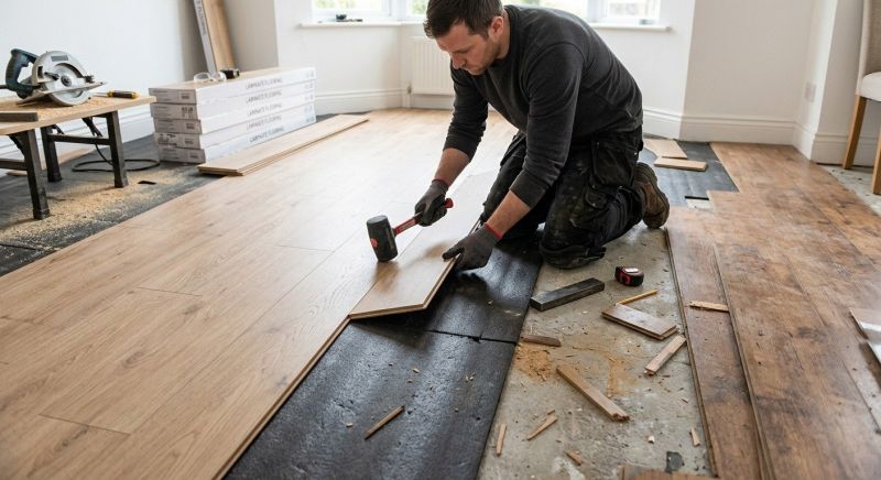 Laminate Floor Replacement in Salisbury, MA