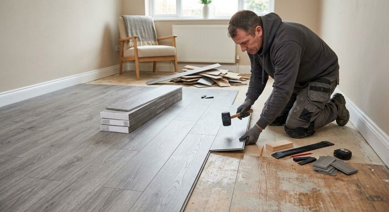 Laminate Floor Replacement in Westford, MA