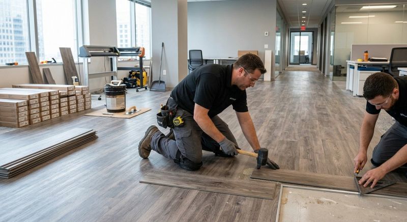 Linoleum Floor Installation in Hooksett, NH