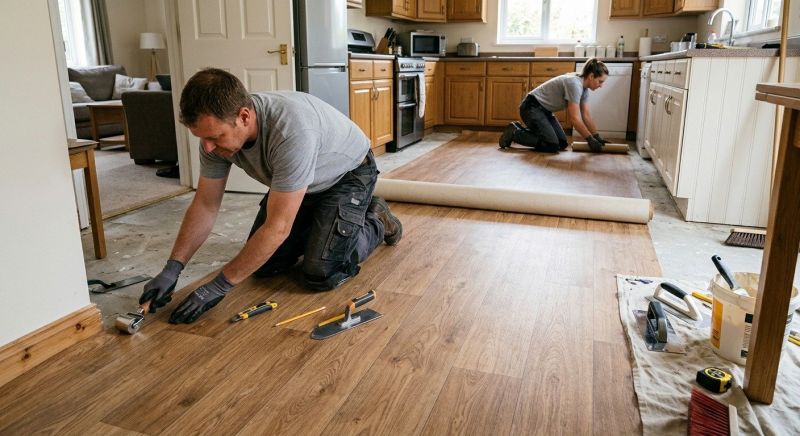 Linoleum Floor Installation in Rockingham County, NH