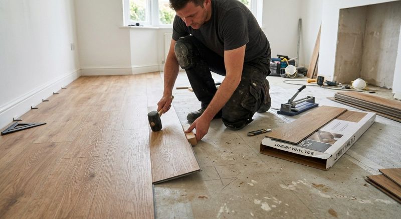 Luxury Vinyl Tile Installation in Durham, NH