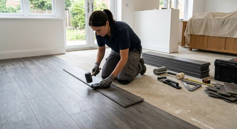 Luxury Vinyl Tile Installation in Newburyport, MA