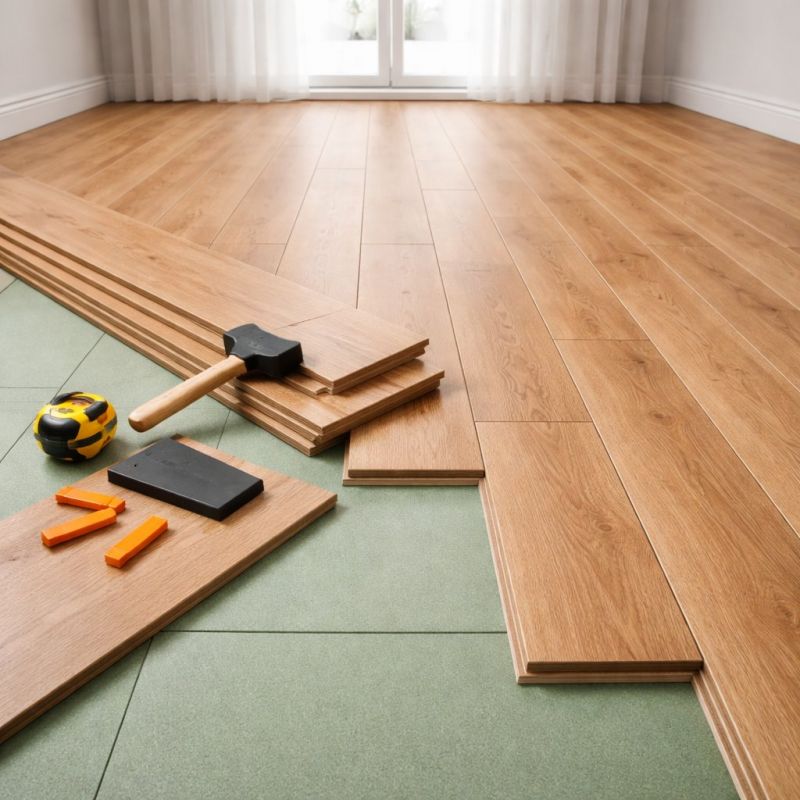 Plank Laminate Installation in Rockingham County, NH