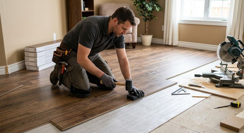 Plank Laminate Installation in Rockingham County, NH