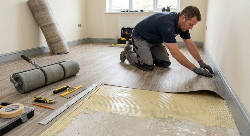 Sheet Flooring Installation in Hampstead, NH