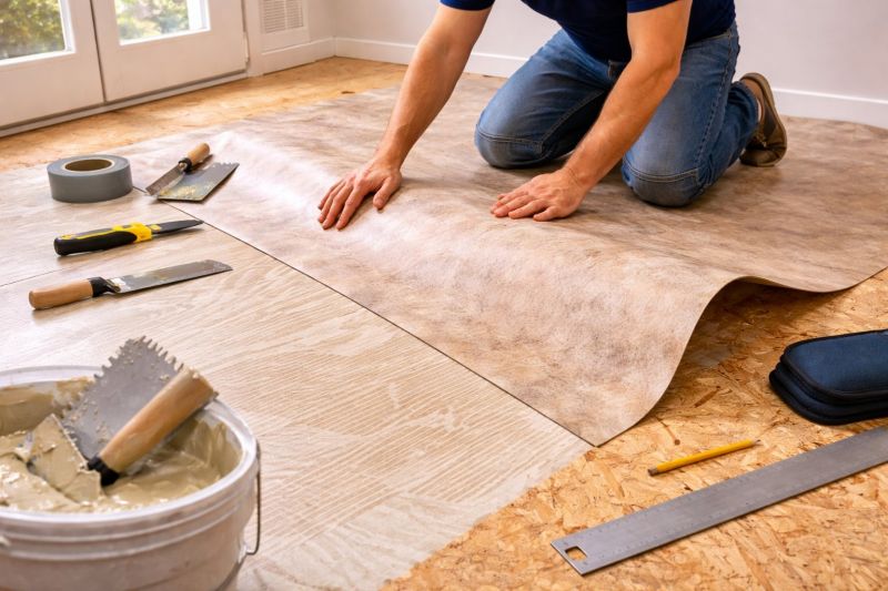 Sheet Flooring Installation in North Reading, MA