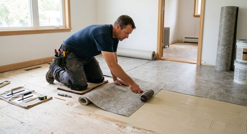 Sheet Flooring Installation in Wilmington, MA