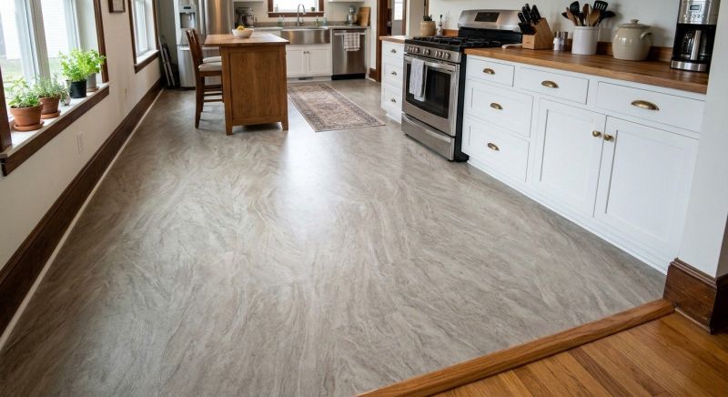 Sheet Linoleum Installation in Bedford, NH