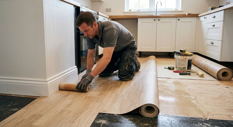 Sheet Linoleum Installation in Epsom, NH