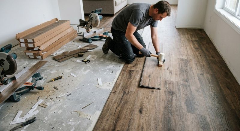 Vinyl Flooring Installation in Stratham, NH