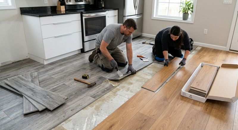 Vinyl Tile Replacement in Rockingham County, NH